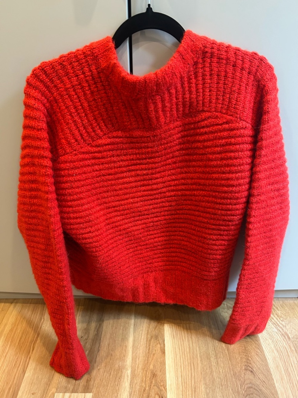pistola Bright Red Ribbed Sweater - Picture 3 of 3